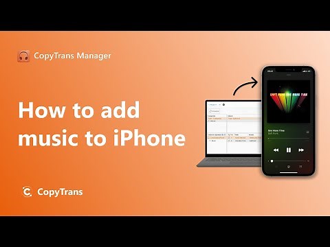 How to add music to iPhone - FREE solution without iTunes