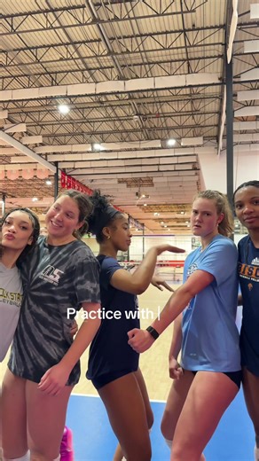 Merry Christmas Volleyball Practice with Tall Girls