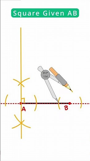 Construction of a square - Fast and easy steps #shorts
