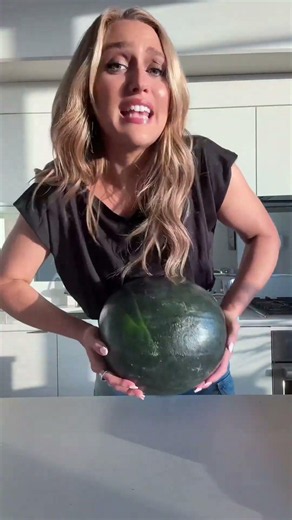 Have you ever seen a watermelon this color before?
