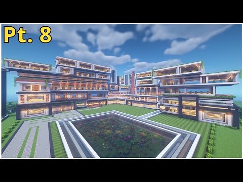 Minecraft: EPIC Modern Mansion Tutorial || Part 8 (Last one)