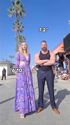 Together with Ekaterina Lisina (The Tallest Model of the World😳)