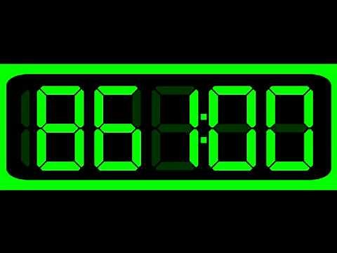 1000 Seconds (16:40 Minutes) Countdown (Digital Stopwatch Version , Remix BBC Countdown , 50FPS)