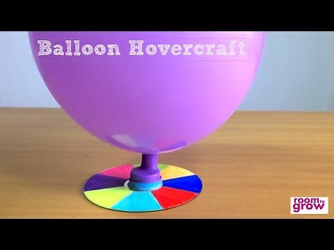 How to make a Balloon Hovercraft | Easy Crafts for kids.