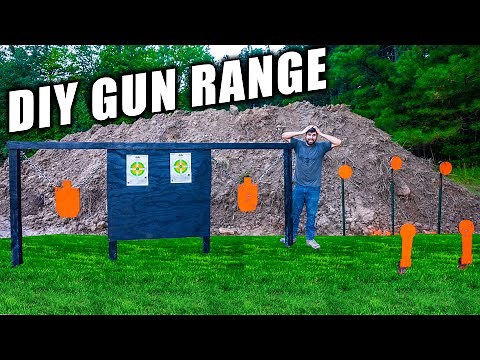 DIY Budget SHOOTING RANGE!