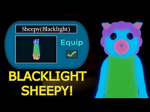 How to get BLACKLIGHT SHEEPY MORPH/SKIN in PIGGY: THE RESULT OF ISOLATION! - Roblox
