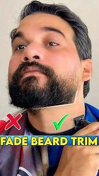 Beard Fade Tutorial for Beginners: Clipper & Scissor Guide#beardtrim