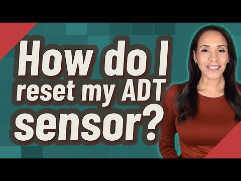 How do I reset my ADT sensor?