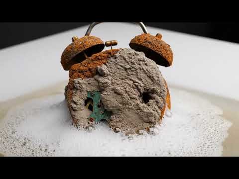 Restoring a Rusted Vintage Alarm Clock — Extreme Cleaning & Satisfying Transformation