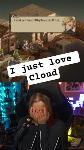 When you are obsessed with Cloud Strife #finalfantasytactics #finalfantasy #reaction