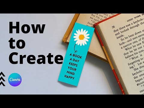 How to create Bookmarks | canva tutorials 57