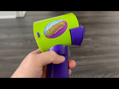 Gazillion Mini Hurricane Hand-Held Bubble Blower/Maker Machine w/ Bubble Solution, Age 3+ Unboxing