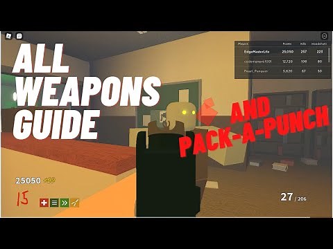 Roblox Project Lazarus: Ultimate All Weapons Guide 2020