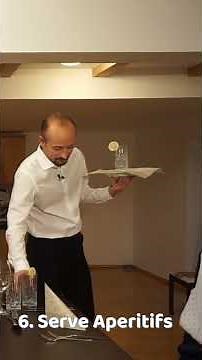 Fine Dining Steps of Service. Waiter Training Video
