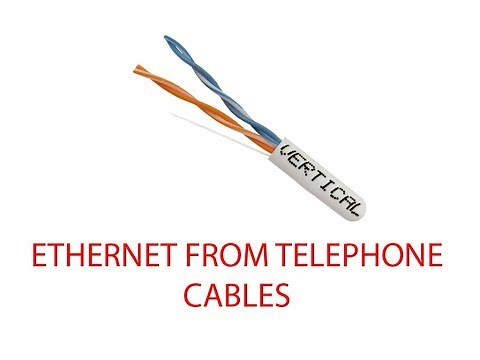 CONVERTING HOME TELEPHONE WIRING TO ETHERNET