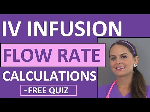 Dosage Calculations for Nursing Students Made Easy on IV Infusion Rate Calculations (Video 5)