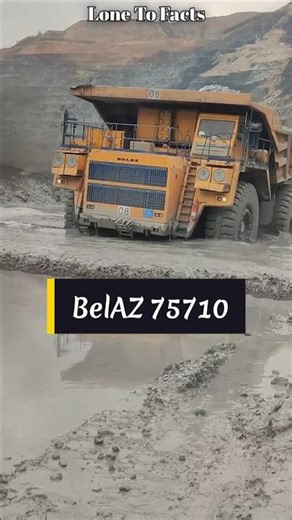 World’s Biggest Truck | BelAZ 75710 – The Ultimate Mining Giant #ytshorts #shorts #facts #viral