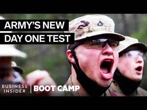 What New Army Soldiers Go Through On Day One Of Boot Camp | Boot Camp
