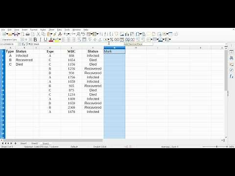 LibreOffice Calc - IF function