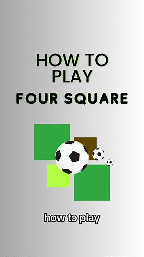 How to play Four Square #summergames #fungameideas #foursquare | 4 square game