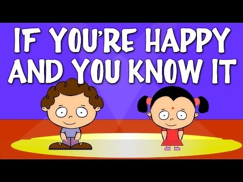 If You're Happy And You Know It | Nursery Rhyme With Lyrics | English Rhymes For Kids