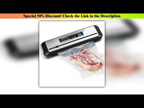 Get INKBIRD INK-VS01 Vacuum Sealer Automatic Sealing Machine 5X Longer Preservation Dry&Moist Seali