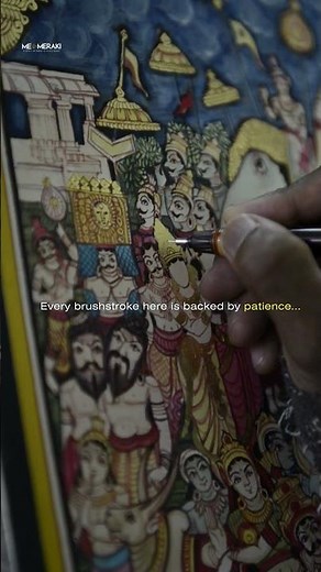 Before digital art, there was this—made with real gold and endless patience | Mysore Paintings