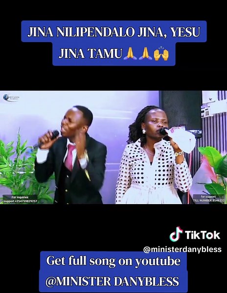 Jina Nilipendalo - Danybless Praise and Worship