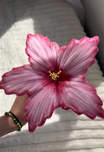 DIY Pipe Cleaner Hibiscus Flower Tutorial 🌺