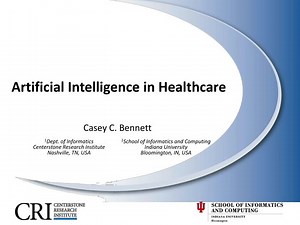 Artificial Intelligence in Healthcare - SlideServe