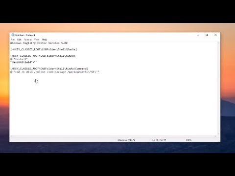 How to Add and Remove 'Install CAB” to the Context Menu in Windows 10