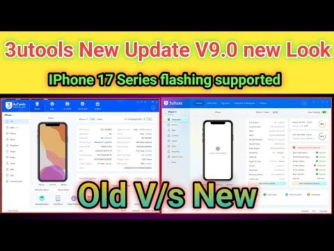 3utools New Update V9.0 Best tool for Apple Devices Flashing | 2025