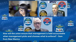APWU President Mark Dimondstein, Sec-Treasurer Liz Powell, and IR Director Charlie Cash host a livestream to talk about upcoming actions on Workers Memorial Day and our new campaign to fight toxic workplaces. | APWU - The American Postal Workers Union