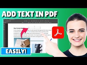 How to add text in pdf using adobe acrobat