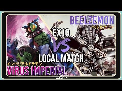 Virus Imperialdramon vs Beelzemon [Digimon TCG EX10 Local Match] Match Commentary