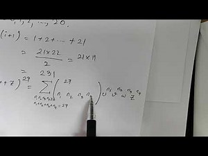 Number of terms in a multinomial expansion