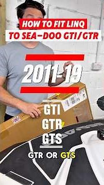 How to fit LinQ link q brackets for a fuel can to any Sea-Doo RXP GTI GTR or GTS from 2011-2019
