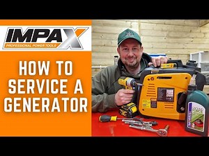 Impax Inverter Generator servicing how to tutorial instructions IM800I 700W 230V Screwfix 15760