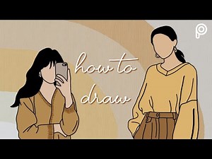 How to draw cartoon portrait | Picsart Tutorial