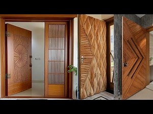 100+ Beautiful Front Door Design for Home | Best Wooden Door Designs for Home | #018