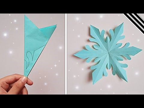 How to Make 6-Pointed Snowflakes with Paper and Scissors, Christmas Decorations 2025,paper snowflake