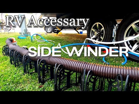 【キャンピングカー便利アクセサリー#1】勾配が付いた排水ホースのサポート SIDE WINDER