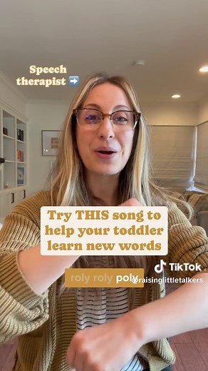 Roly Poly Song for Toddler Language Development
