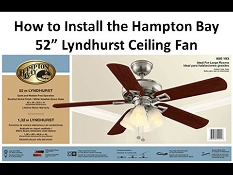 How to install a ceiling fan - Lyndhurst