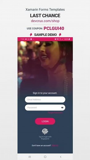 Login UI KIT | Xamarin Forms Template #Shorts