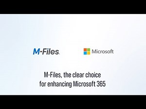 M Files & Microsoft 365: The new era of document management