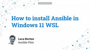 How to install Ansible in Windows 11 WSL Windows Subsystem for Linux - Ansible install