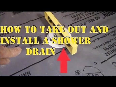 DIY INSTALLATION SHOWER DRAIN