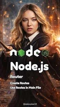 Node.js | Router #cybersecurity #nodejs #nodejstutorial #nodejsbasics #nodejsdeveloper