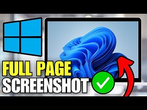 How To Take Screenshot of Full Page in Laptop Windows 11